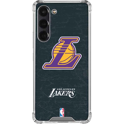 NBA Los Angeles Lakers Secondary Logo Galaxy S24 FE Clear Case